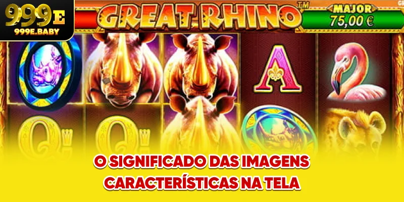 O significado das imagens características na tela