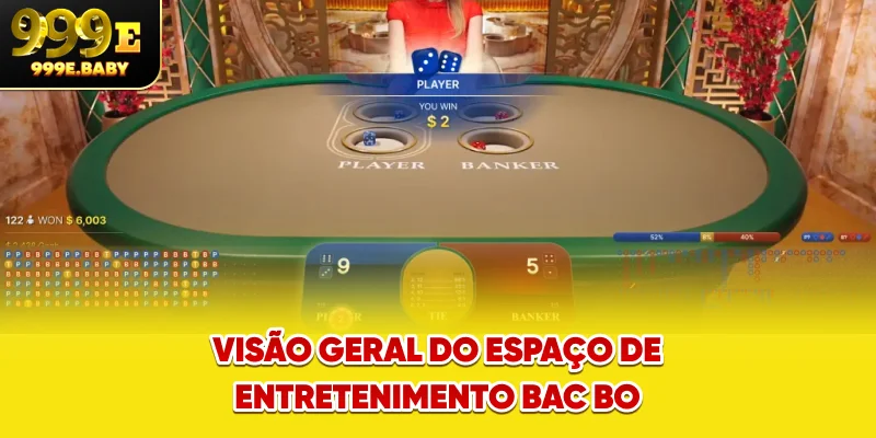 Visão geral do espaço de entretenimento Bac Bo